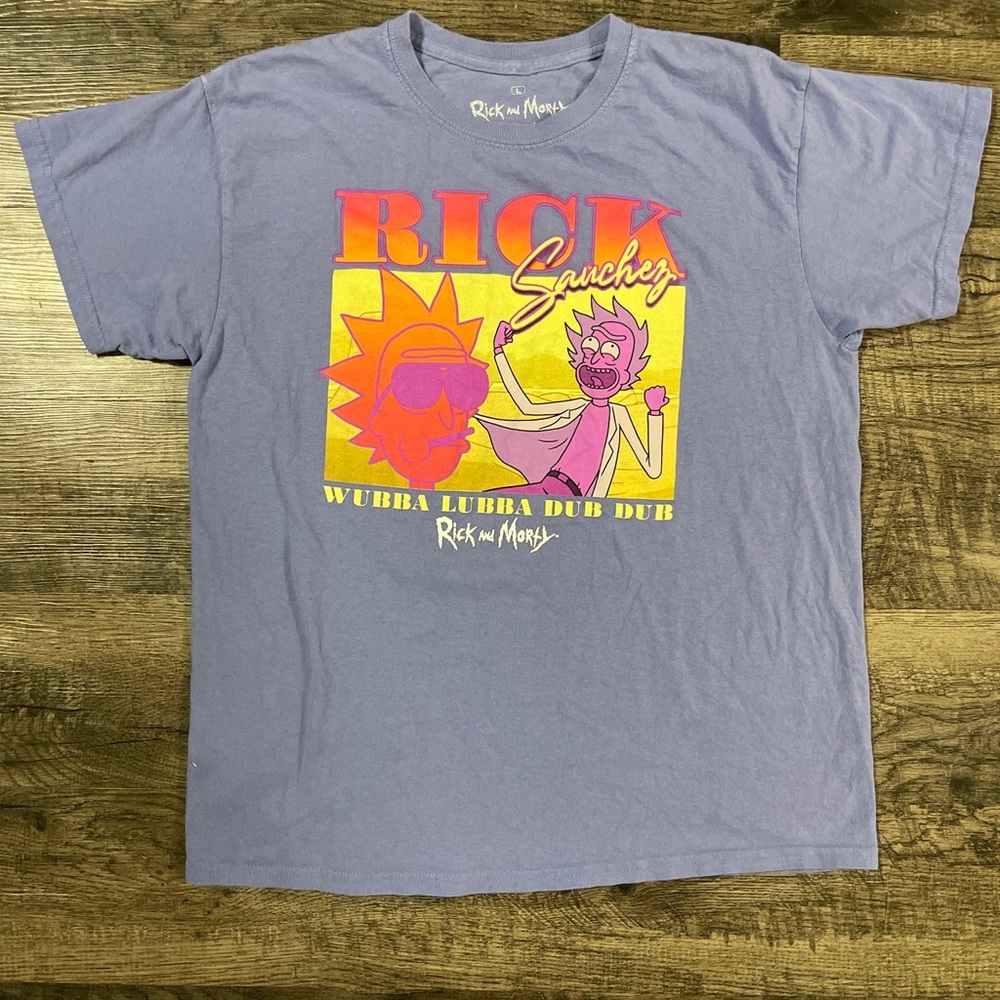 Rick Sanchez - Rick and Morty T shirt Size L
